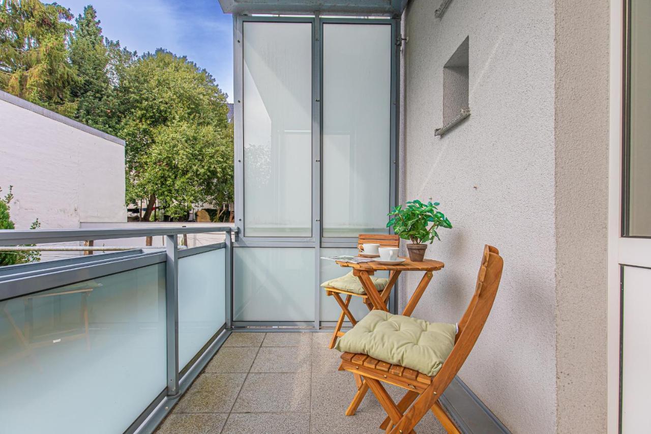 Fewo1846 - Kommood - Zentral Gelegenes Studio-Apartment Mit Balkon Im Hochparterre Фленсбург Экстерьер фото